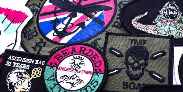 Biker badges