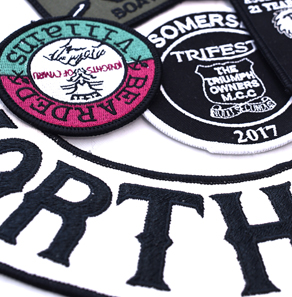 Bikers sew-on badges