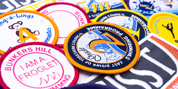 Gymnastic-swimming Badges