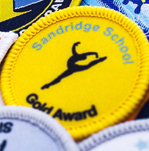 Gymnastic badges