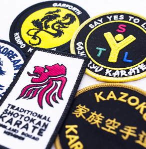 Karate badges