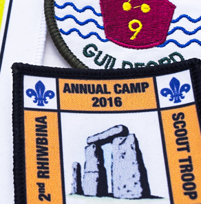 Scout troop badges