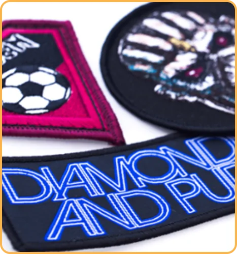 band badges